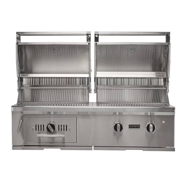 Coyote 50-Inch Built-In Gas/Charcoal Hybrid Grill | GW STORE