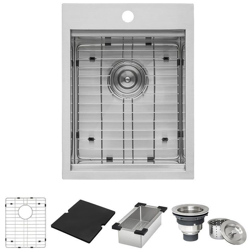 Ruvati Merino RVQ5210 15 x 20 inch Outdoor Sink Stainless Steel