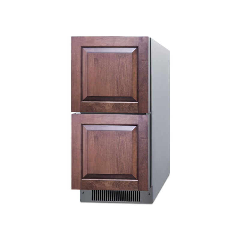 Summit ADRD15 15" Wide 2-Drawer All-Refrigerator, ADA Compliant