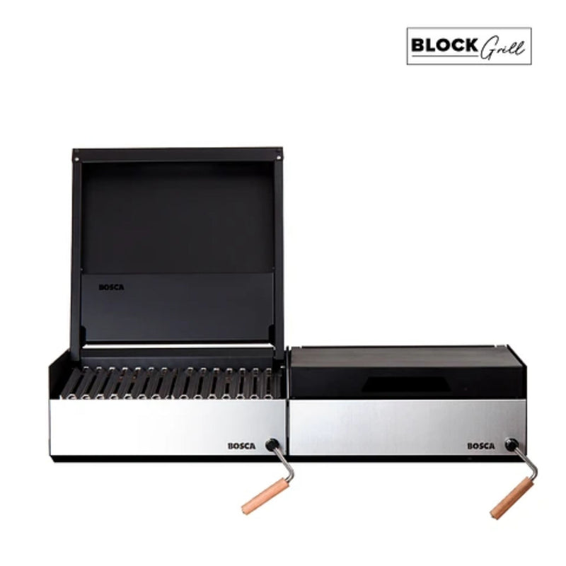 Bosca Pack Block 500 20" + Block 500 20" Built-in Charcoal Grill | GW STORE