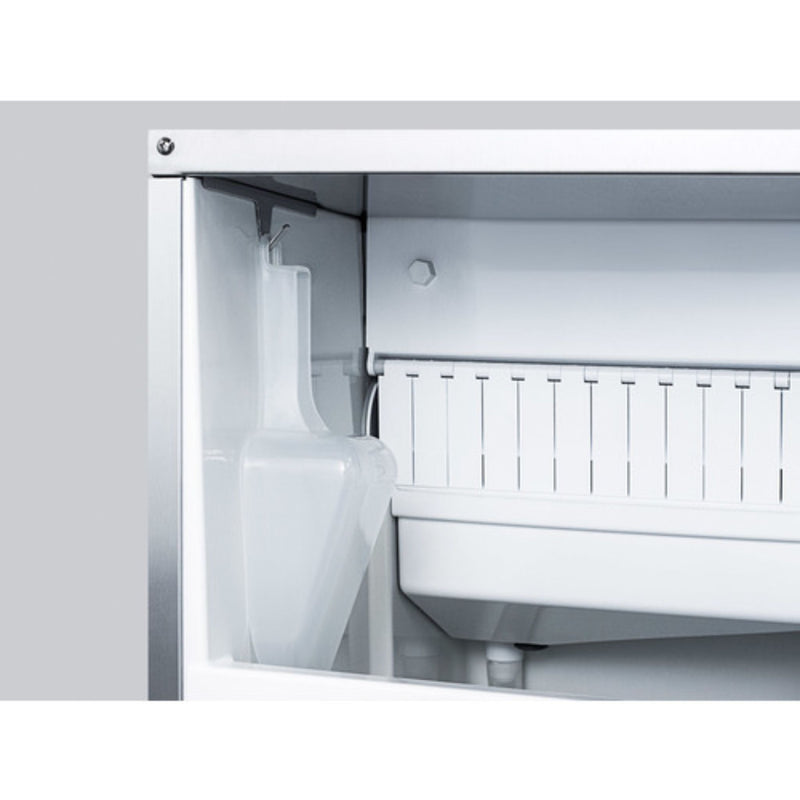 Summit BIM68OSGDRIF 62 lb. Clear Outdoor Icemaker (Panel Not Included)