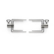 Metallic kitchen tool on a white background