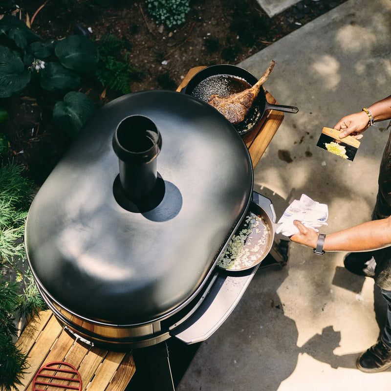 Gozney Dome XL Gen 2 Off-Black Dual Fuel Freestanding Outdoor Pizza Oven | GW STORE