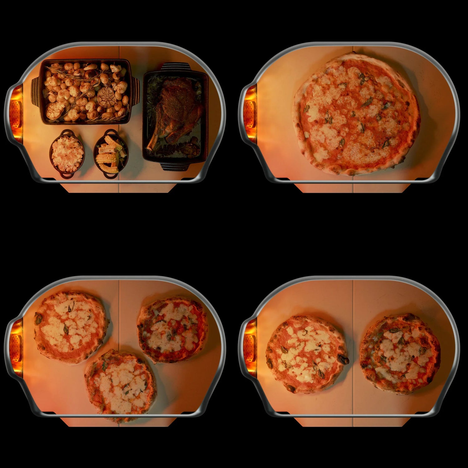 519.9 sq. in. Cooking Space