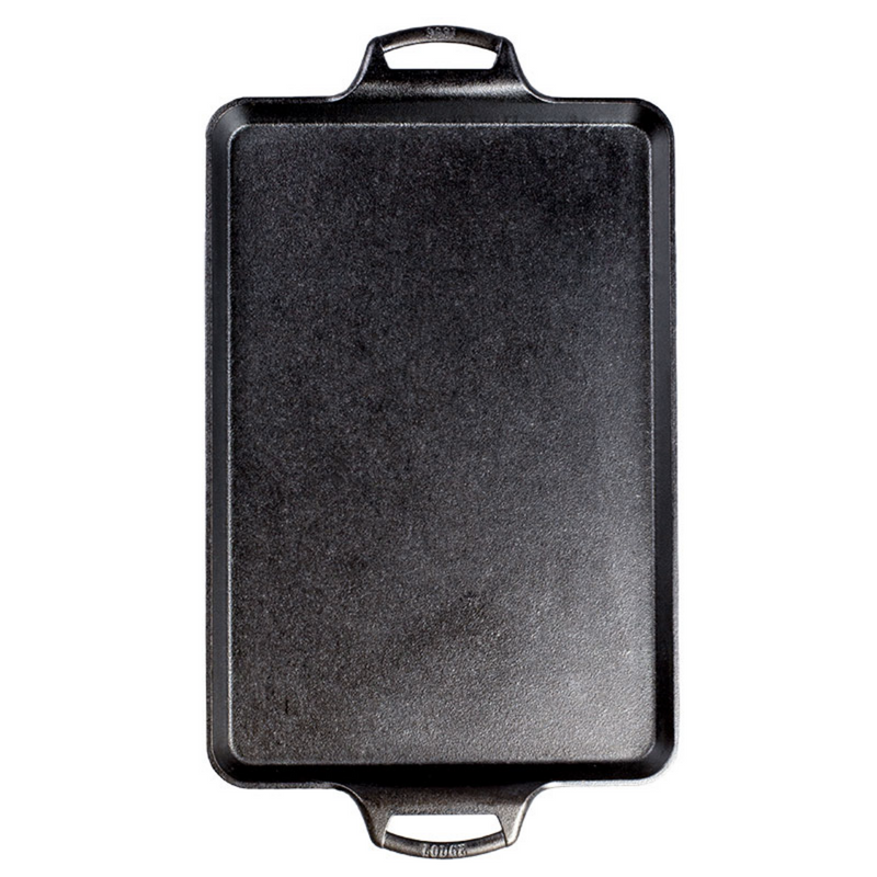 Lodge Cast Iron 15.5 x 10.5 Inch Seasoned Cast Iron Baking Pan