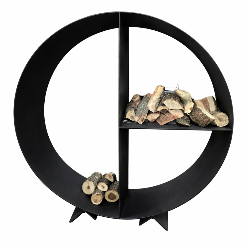GW Pro 47-Inch Black Firewood Rack | GW STORE