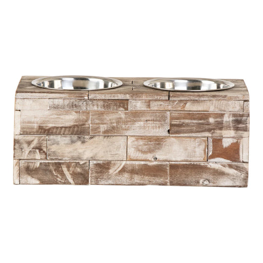 Huntley Pet Berjen Large Double Feeder | GW STORE