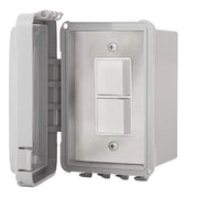 Infratech Single Duplex Stack Switch, Surface Mount w/ Weatherproof Cover | GW STORE