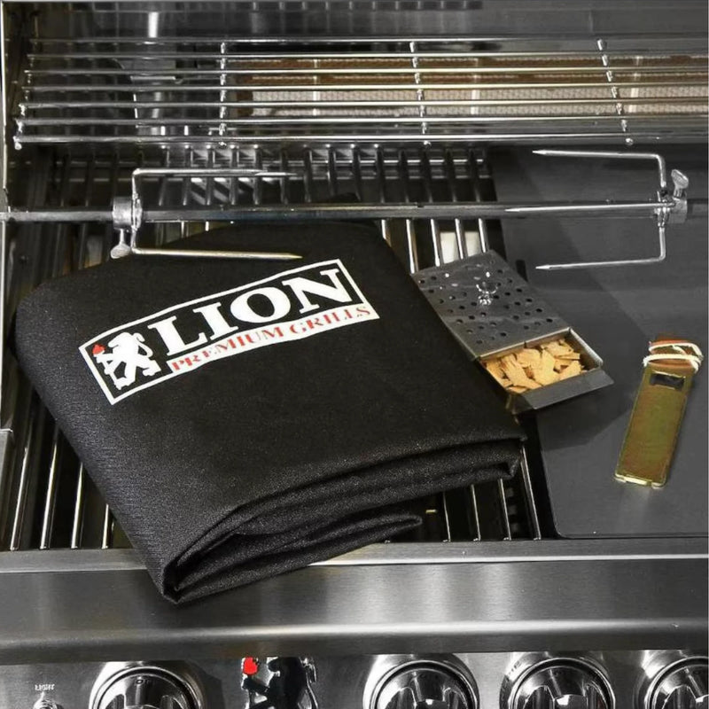 Lion L90000 40-Inch 5-Burner Stainless Steel Built-In Natural Gas Grill