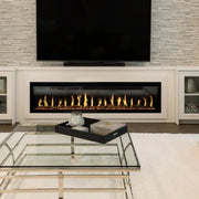 Modern Flames 76 Inch Orion Slim HelioVision Linear Electric Fireplace | GW STORE