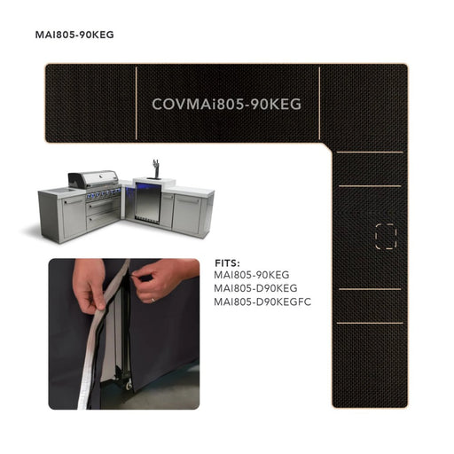 Mont Alpi COVMAi805-90KEG Cover for MAi805 Islands w/ 90 Degree Corner & Kegerator | GW STORE