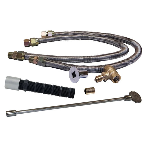 Napoleon 12" Stainless Steel Gas Flex Connector & Shut Off (25/Carton) | GW STORE