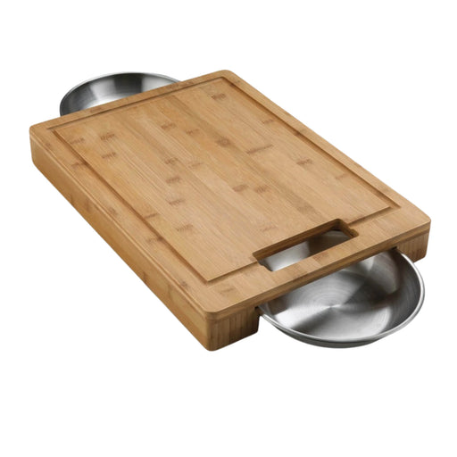 Napoleon 70012 Cutting Board with Stainless Steel Bowls | GW STORE