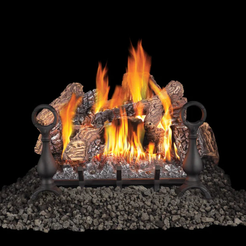 Napoleon Fiberglow 24 Gas Log Set Natural Gas Electronic Ignition | GW STORE