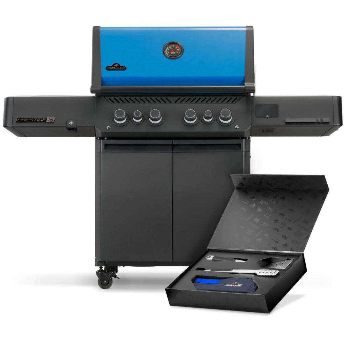 Napoleon Prestige 500 50th Anniversary Edition Propane Gas Grill w/ Infrared Side and Rear Burner | GW STORE