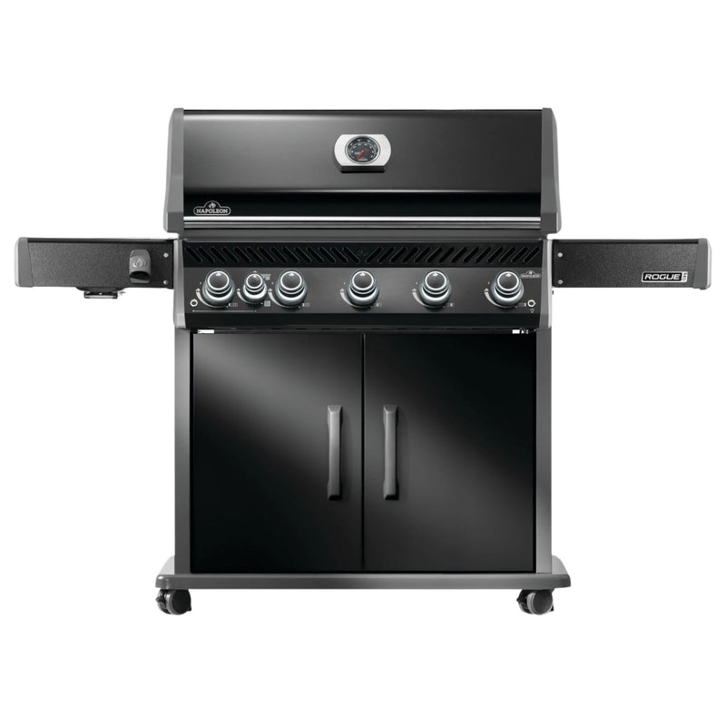 Napoleon Rogue PRO 625 SIB Black Freestanding Gas Grill w/ Infrared Side Burner | GW STORE