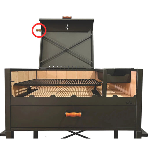 Nuke Delta Grill Wood Side Lid Handle Replacement | GW STORE