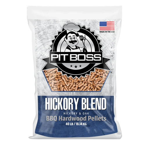 Pit Boss Hickory Blend Hardwood Pellets, 40lb | GW STORE