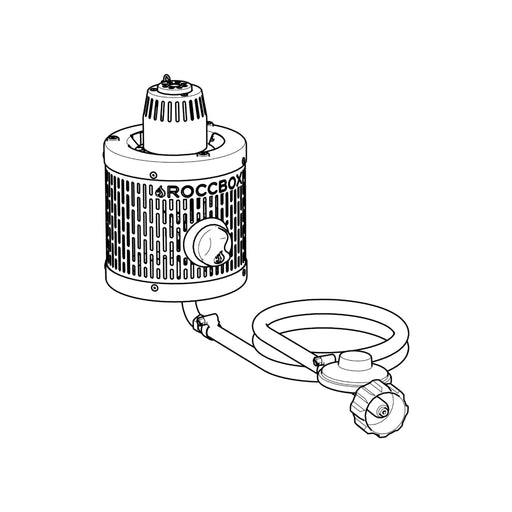 Roccbox Gas Burner 30 with Hose and 30mbar Screw Fit Regulator | GW STORE