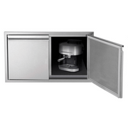Twin Eagles 36 x 21-Inch Low Profile Sealed Stainless Steel Dry Storage Pantry | GW STORE