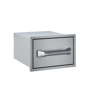 Twin Eagles 15-Inch Built-In Stainless Steel Paper Towel Drawer with Storage Tray | GW STORE