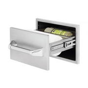 Twin Eagles 15-Inch Built-In Stainless Steel Paper Towel Drawer with Storage Tray | GW STORE