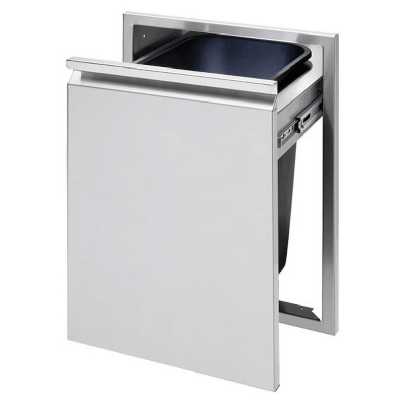 Twin Eagles 18-Inch Roll-Out Stainless Steel Trash Bin | GW STORE