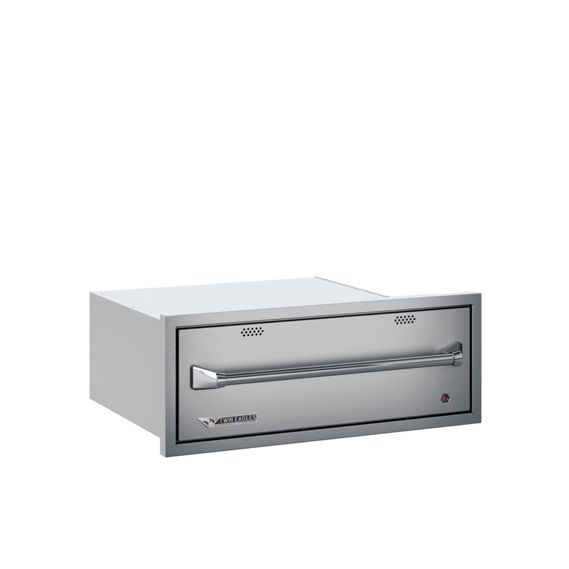 Twin Eagles 30-Inch Built-In 120V Electric Outdoor Warming Drawer | GW STORE