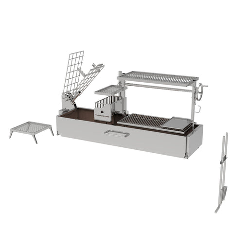 Tagwood BBQ08SS Argentine Santa Maria Wood Fire & Charcoal Gaucho Grill | GW STORE