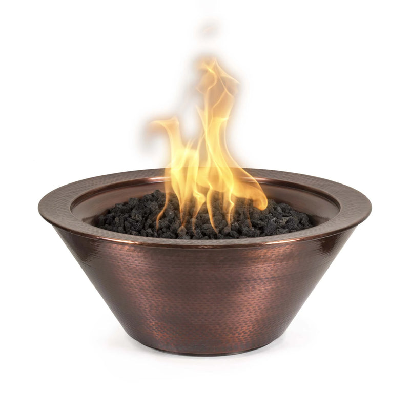 The Outdoor Plus Cazo Fire Bowl Hammered Patina Copper | GW STORE