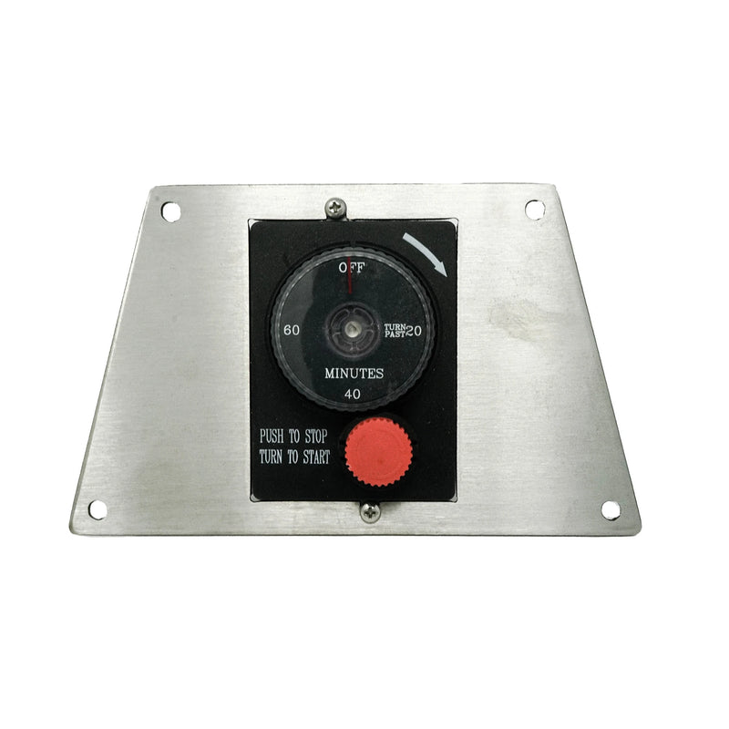 The Outdoor Plus Gas Timer with E-Stop – Flat Trapezoid Panel | GW STORE