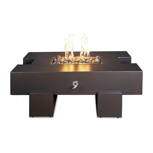 The Outdoor Plus Palo Natural Gas Powder Coat Metal Fire Pit | GW STORE