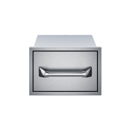 Twin Eagles 15-Inch Built-In Stainless Steel Paper Towel Drawer with Storage Tray | GW STORE