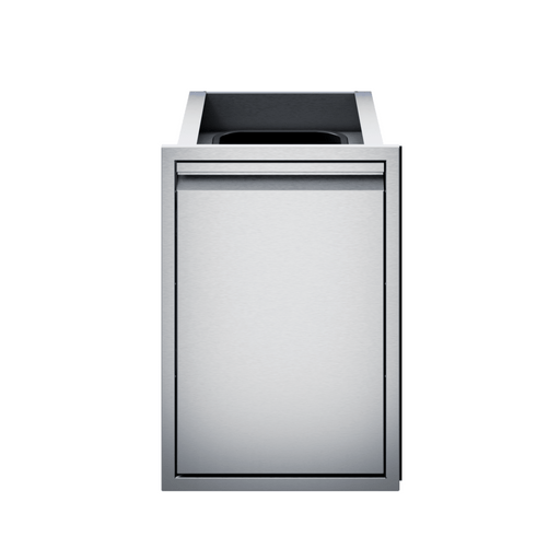 Twin Eagles 18-Inch Roll-Out Stainless Steel Trash Bin | GW STORE