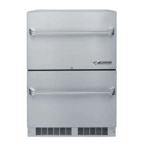 Twin Eagles 24-Inch Refrigerated Double Drawer - TE24D | GW STORE