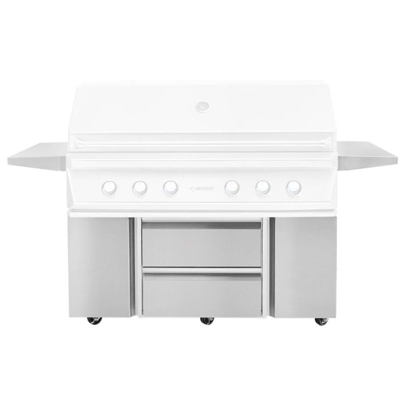 Twin Eagles 54-Inch Grill Cart With Two Storage Drawers & Two Access Doors | GW STORE