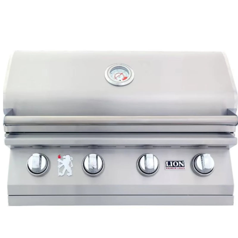 Lion L60000 32-Inch 4-Burner Stainless Steel Built-In Propane Gas Grill