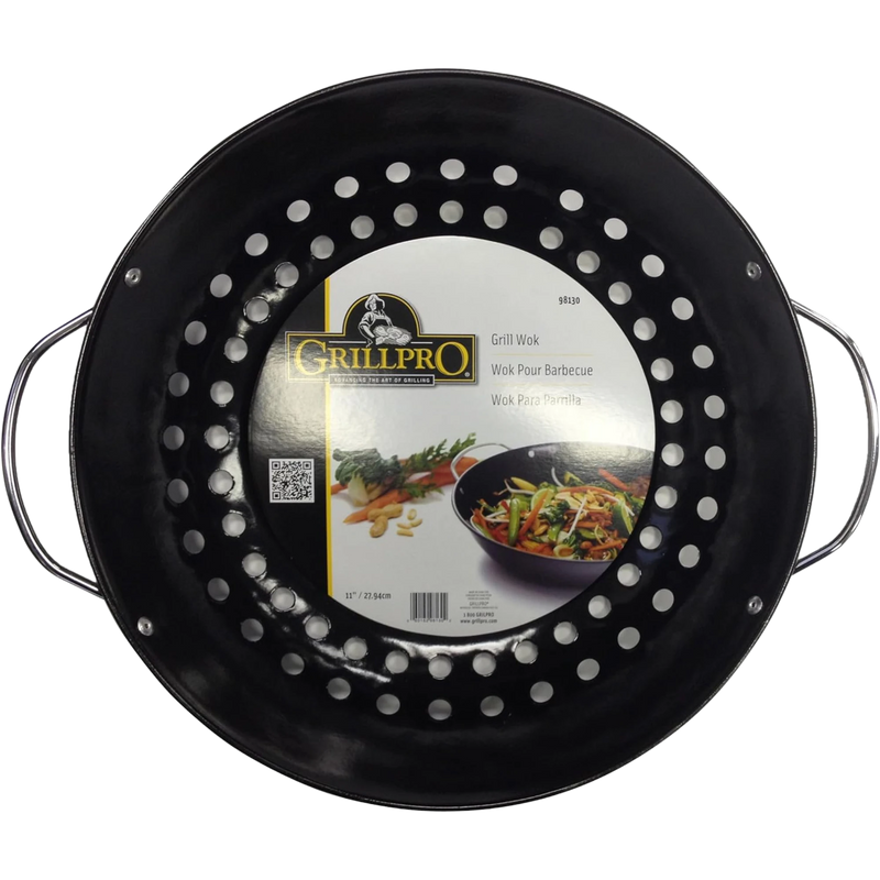 GrillPro Porcelain Coated Round Grill Topper Black | GW STORE