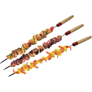 GrillPro Deluxe 22-Inch Wooden Handle Skewers | GW STORE