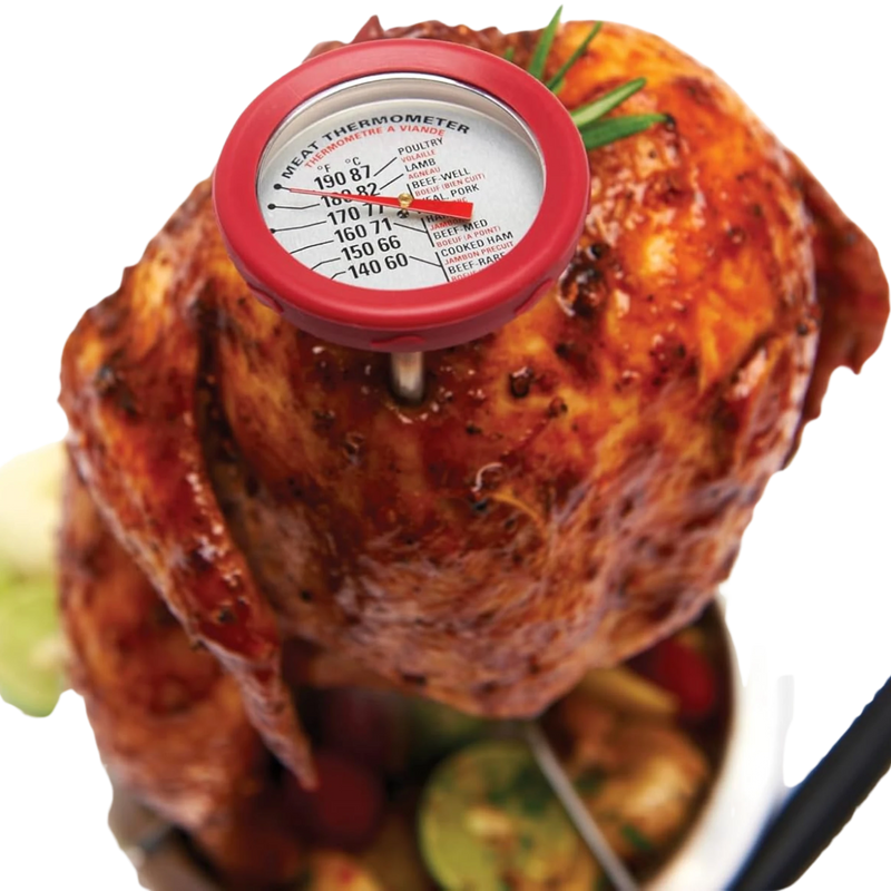 GrillPro Stainless Steel Thermometer with Bezel | GW STORE