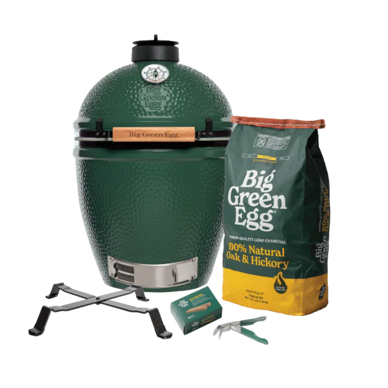 Big Green Egg Large Charcoal Grill in intEGGrated Nest & Handler Package | GW STORE