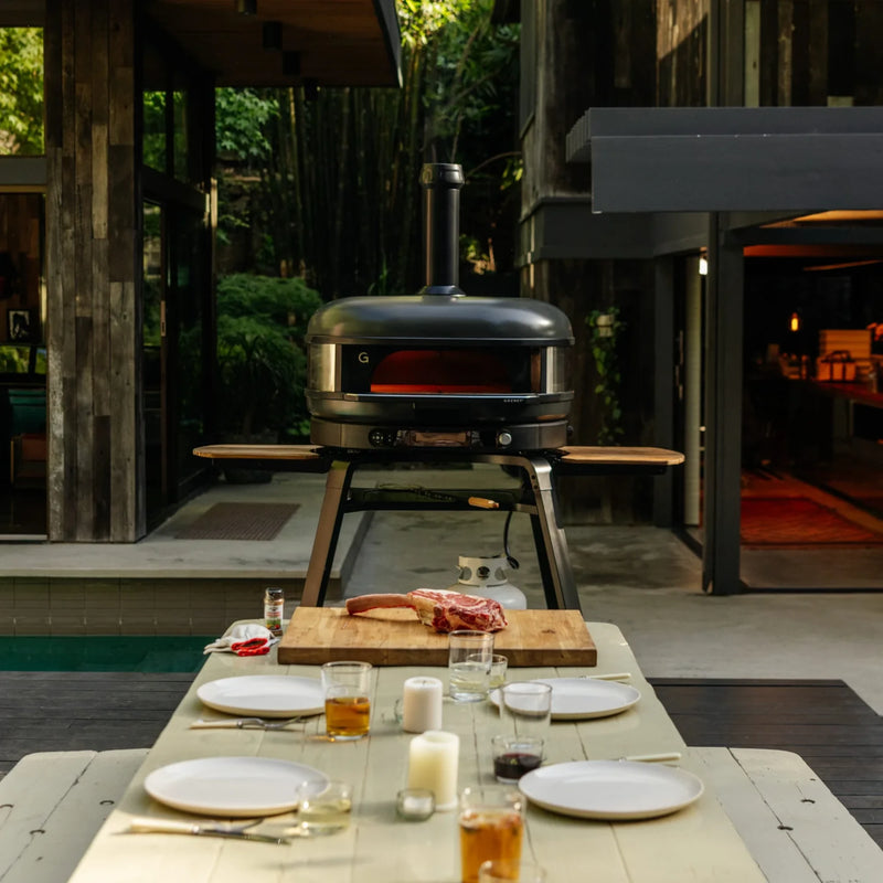 Gozney Dome XL Gen 2 Off-Black Dual Fuel Freestanding Outdoor Pizza Oven | GW STORE