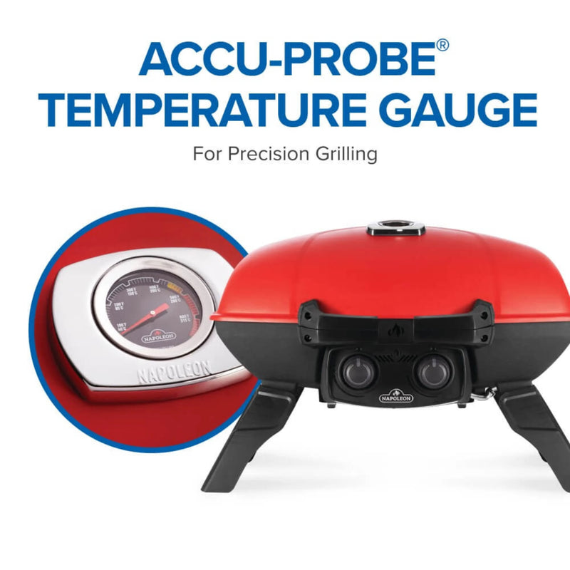 Napoleon TravelQ 285 Portable Propane Gas Grill w/ Griddle | GW STORE