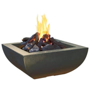 American Fyre Desings 36 Inch Bordeaux Square Fire Bowl | GW STORE