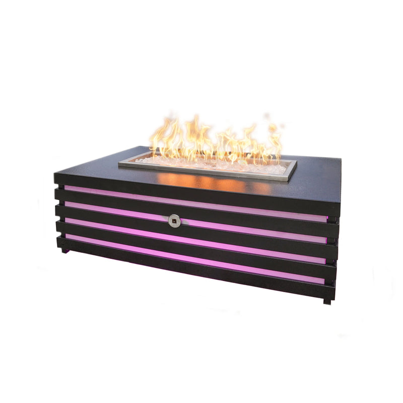 The Outdoor Plus Amina Metal Powder Coat Natural Gas Fire Pit | GW STORE