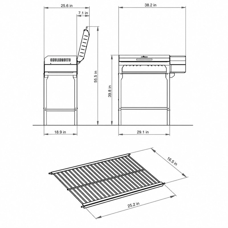 Tromen Chulenguito Freestanding Charcoal Grill | GW STORE