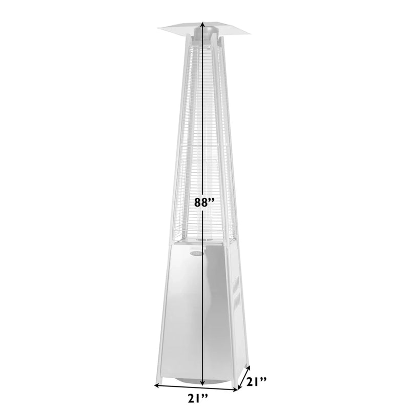 Well Traveled Living Coronado Brushed Bronze Pyramid Flame Propane Patio Heater | GW STORE
