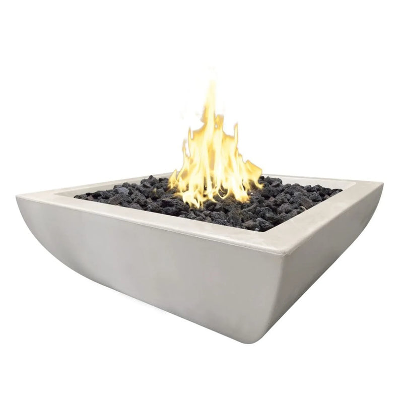 American Fyre Desings 30 Inch Bordeaux Petite Square Fire Bowl | GW STORE