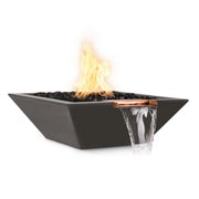 The Outdoor Plus Natural Gas Concrete Maya Fire & Water Bowl | GW STORE