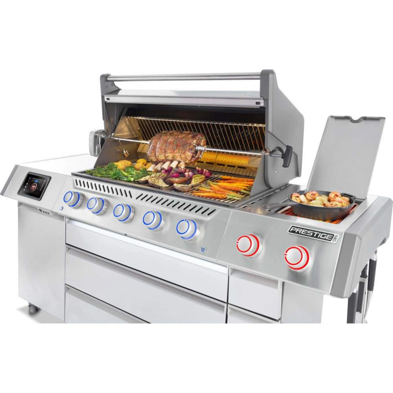 Napoleon Prestige PRO 665 Elite Freestanding Gas Grill with Smart Technology & Electric Smoker Box | GW STORE